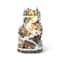 Glitzhome® 15.5" Lighted Christmas Skiing Moutain Resin Village with Movement and Music